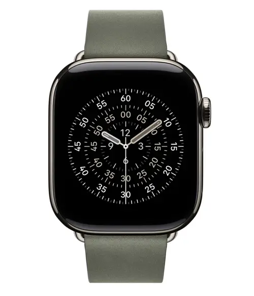 Curea Smartwatch Apple MGG94ZM/A pentru Apple Watch 42mm, Modern Buckle, Small (Verde)