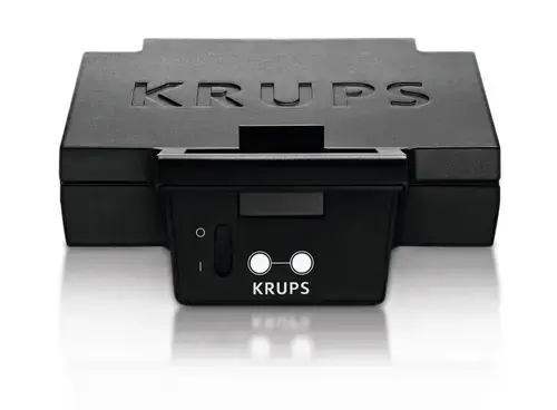 Sandwich Maker Krups FDK 462, 850 W, 2 Sandwich-uri, Depozitare verticala (Negru)