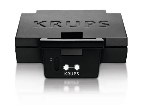 Sandwich Maker Krups FDK 462, 850 W, 2 Sandwich-uri, Depozitare verticala (Negru)