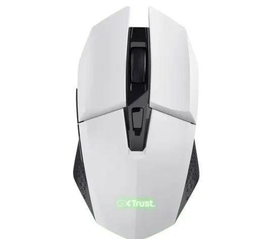 Mouse Gaming Wireless Optic Trust GXT110W Felox, 4800 DPI (Alb)