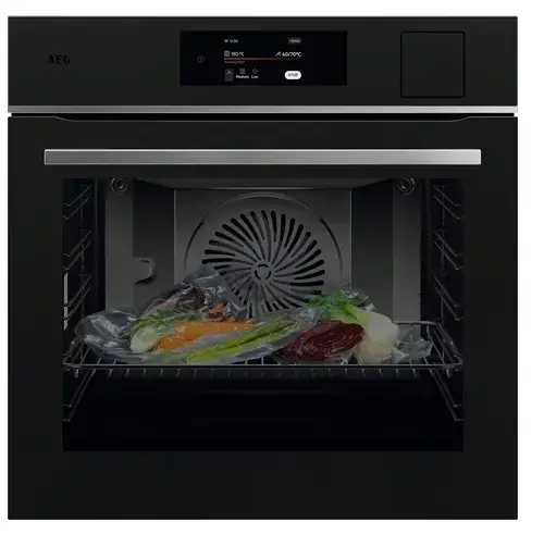 Cuptor incorporabil AEG TP8SB731AT, Electric, 70 l, Gatire cu abur Sous Vide (PS1), Conectivitate WI-FI, TFT Activ, Afisaj digital, 135 de programe predefinite, Senzor gatire, Grill, Control touch, Clasa energetica A++ (Negru mat)
