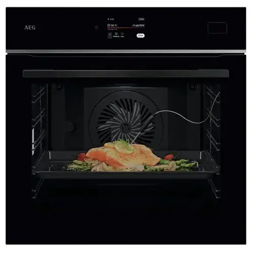 Cuptor incorporabil AEG Seria 800 TB8SB73ZAB, Electric, SteamBoost, Autocuratare cu abur, 70 l, Clasa A++, Wi-Fi, 139 programe, Inchidere amortizata a usii (Negru)