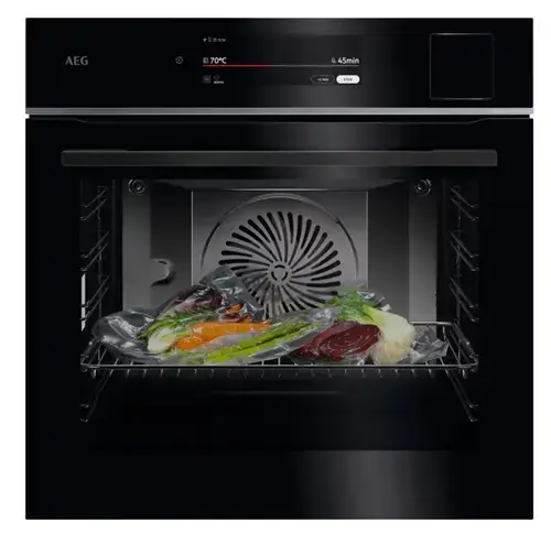 Cuptor incorporabil Electrolux EOA9S3SH, 70 l, Gatire cu abur Sous Vide, Conectivitate WI-FI, TFT Activ, Afisaj digital, 175 de programe predefinite, Senzor gatire, Grill, Control touch, Clasa energetica A++, Insertie metalica (Sticla neagra)