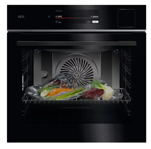 Cuptor incorporabil Electrolux EOA9S3SH, 70 l, Gatire cu abur Sous Vide, Conectivitate WI-FI, TFT Activ, Afisaj digital, 175 de programe predefinite, Senzor gatire, Grill, Control touch, Clasa energetica A++, Insertie metalica (Sticla neagra)