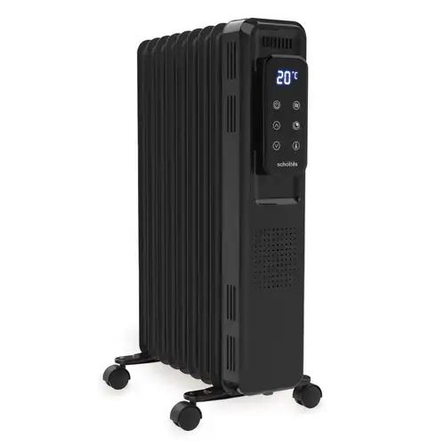 Calorifer electric Livoo SCHD509N, 2000W, 3 trepte, negru, cu telecomandă, termostat digital (Negru)