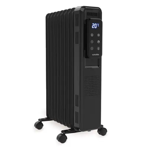 Calorifer electric Livoo SCHD509N, 2000W, 3 trepte, negru, cu telecomandă, termostat digital (Negru)