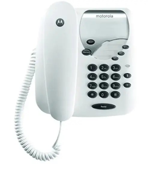 Telefon fix cu fir Motorola CT1 (Alb)