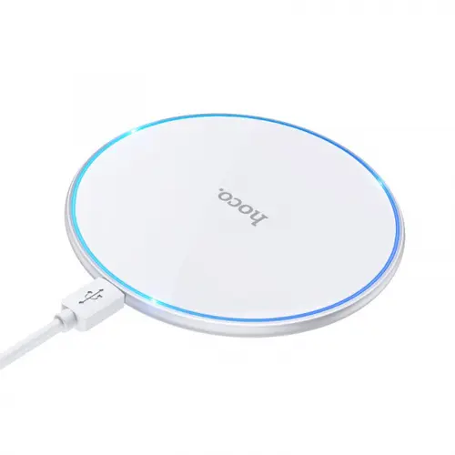 Incarcator Retea Wireless HOCO CW6 Pro, 15W, 1.67A (Alb)