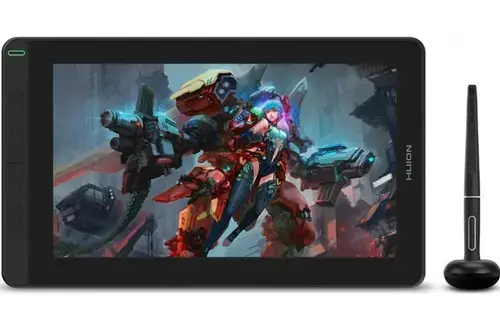 Tableta grafica Huion Kamvas 13, USB C/HDMI, Stilou PW517 (Negru)