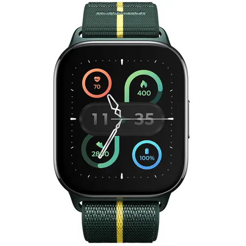 Smartwatch Moto Watch Fit PG38C07183, Ecran OLED 1.9inch, Corning Gorilla Glass 3, Bluetooth, GPS, IP68 5ATM (Verde)