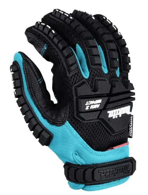 Manusi Makita P-84470, L (Negru/Albastru)