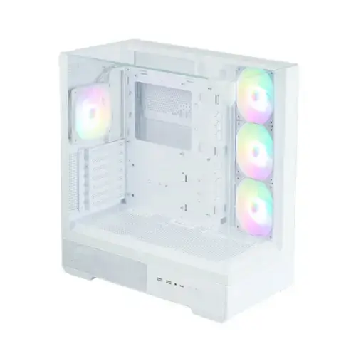 Carcasa Zalman P40 Prism Plus, Middle Tower, Fara sursa (Alb)