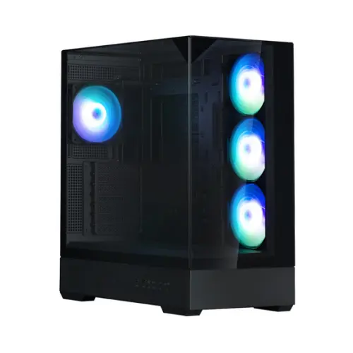 Carcasa Zalman P40 Prism Plus, Middle Tower, Fara sursa (Negru)