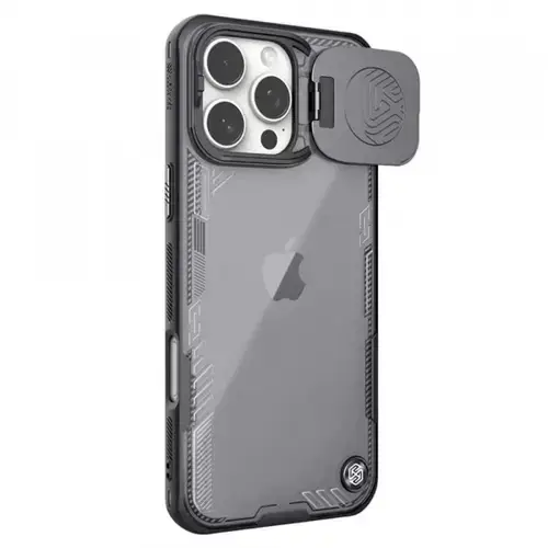 Husa pentru Apple iPhone 16 Pro, Nillkin, Iceblade Prop (w/o Camera Cutout), Neagra