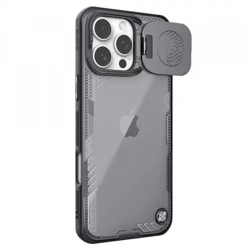 Husa pentru Apple iPhone 16 Pro, Nillkin, Iceblade Prop (w/o Camera Cutout), Neagra