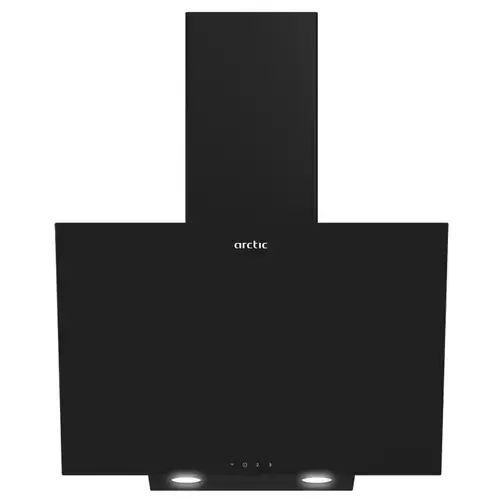 Hota Arctic AHI6142B, Putere de absortie 430 m3/h, 3 trepte de putere, Iluminare LED, Filtru anti-grasime, 60 cm (Negru)