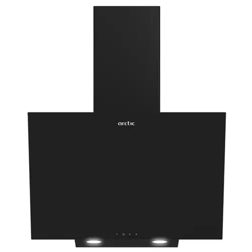 Hota Arctic AHI6142B, Putere de absortie 430 m3/h, 3 trepte de putere, Iluminare LED, Filtru anti-grasime, 60 cm (Negru)