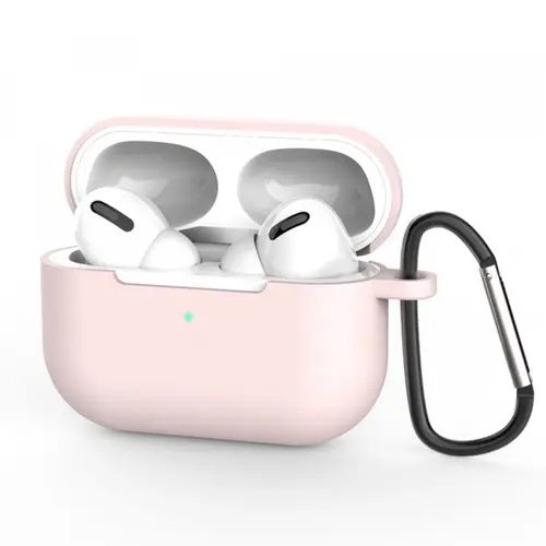 Husa Casti Techsuit Silicone Case pentru Apple AirPods Pro 3 (Roz)