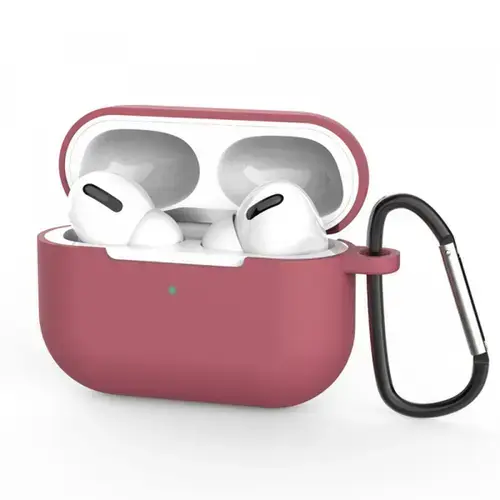 Husa Casti Techsuit Silicone Case pentru Apple AirPods Pro 3 (Visiniu)
