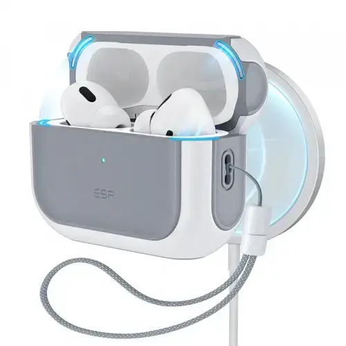 Husa Casti ESR Orbit Hybrid pentru Apple Airpods Pro 3 (Alb)