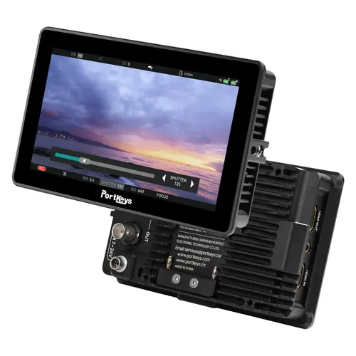 Monitor profesional pentru camera de filmat Portkeys BM5IV, Ecran 5.5inch, HDMI/SDI, Touchscreen 10-bit (8+2 FRC), 2000nits (Negru)