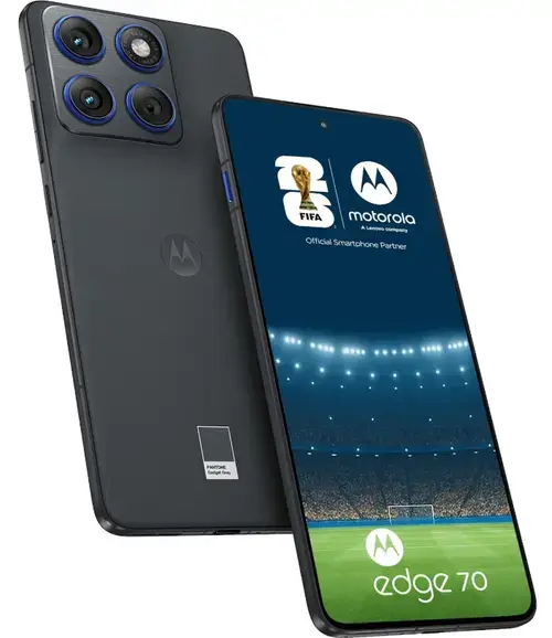 Telefon Mobil Motorola Edge 70, Procesor Qualcomm SM7750-AB Snapdragon 7 Gen 4, P-OLED 6.7inch, 12GB RAM, 512GB Flash, Camera Duala 50 + 50 MP, Wi-Fi, 5G, Dual Sim, Android (Gri)