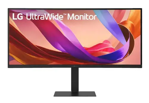 Monitor IPS LED LG 34inch 34U650A-B, UWQHD (3440 x 1440), HDMI, DisplayPort, Ecran curbat, 100 Hz (Negru)