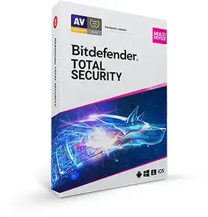 Bitdefender Total Security, 10 PC, 1 an, Licenta noua, BOX/Retail