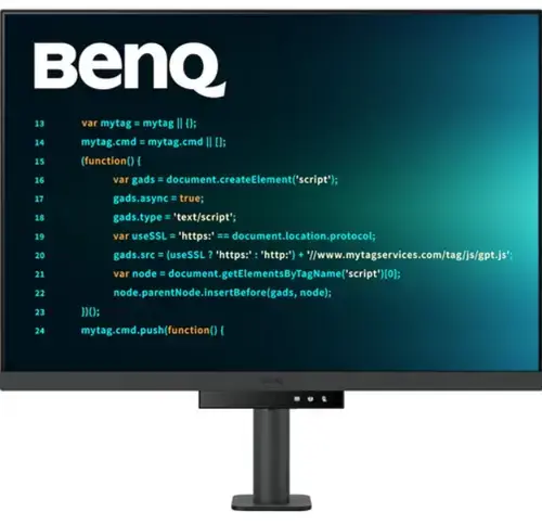 Monitor IPS LED BenQ 28.2inch RD280UA, UHD (3840 x 2560), HDMI, DisplayPort, Boxe, Pivot (Negru)