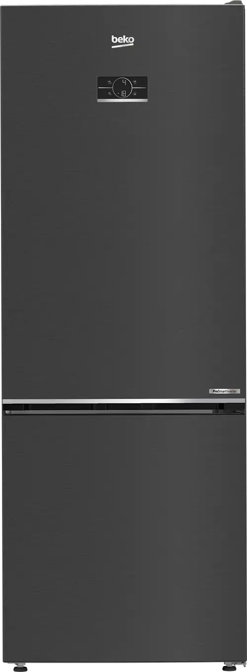 Combina frigorifica Beko B3RCNE564HXBR, 490 l, Clasa E, No Frost, AerFlow, HarvestFresh, H 192 cm (Negru/Inox)
