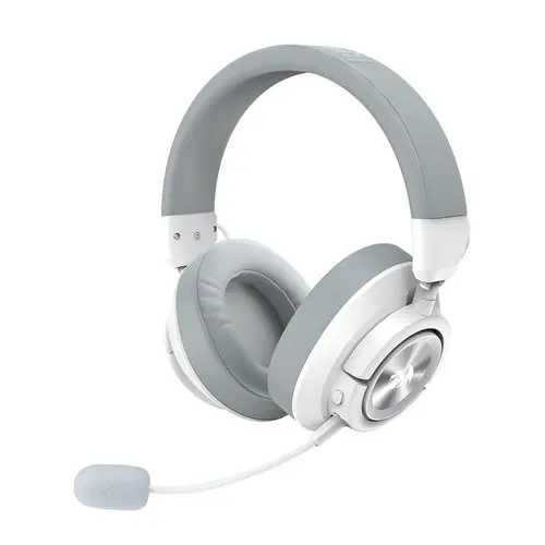 Casti gaming cu fir si wireless Redragon Spectra Pro, USB/USB Wireless/Bluetooth/Jack 3.5mm, Microfon, Alb