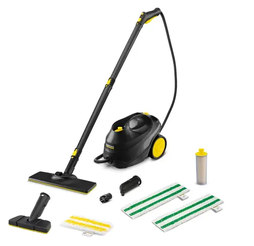 Aparat de curatat cu abur Karcher SC 3 EasyFix Go!Further, 1900 W, 3.5 bar, Rezervor 1 L (Negru)