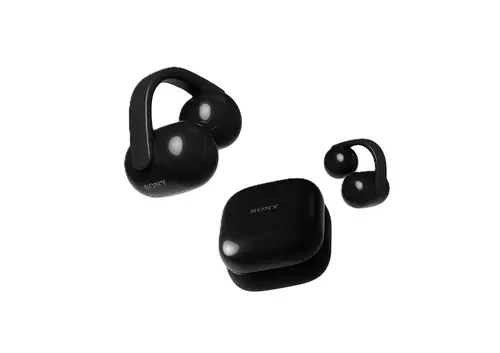 Casti True Wireless Open-Ear Sony LinkBuds Clip WF-LC900B, Bluetooth, NFC, IPX4 (Negru)