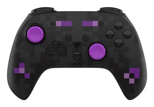 Controller Wireless Dragonshock PopTop, Bluetooth, Analog/Digital, Pentru Nintendo Switch, PC (Negru/Mov)