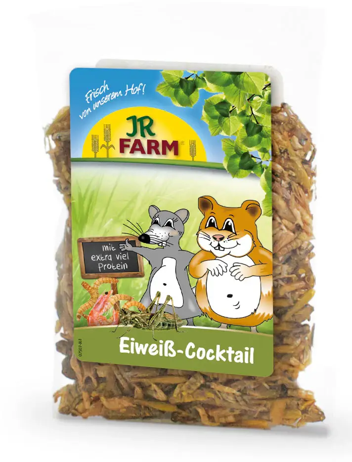 JR FARM Protein cocktail, hrană complementară cu proteine pentru rozătoare 10g