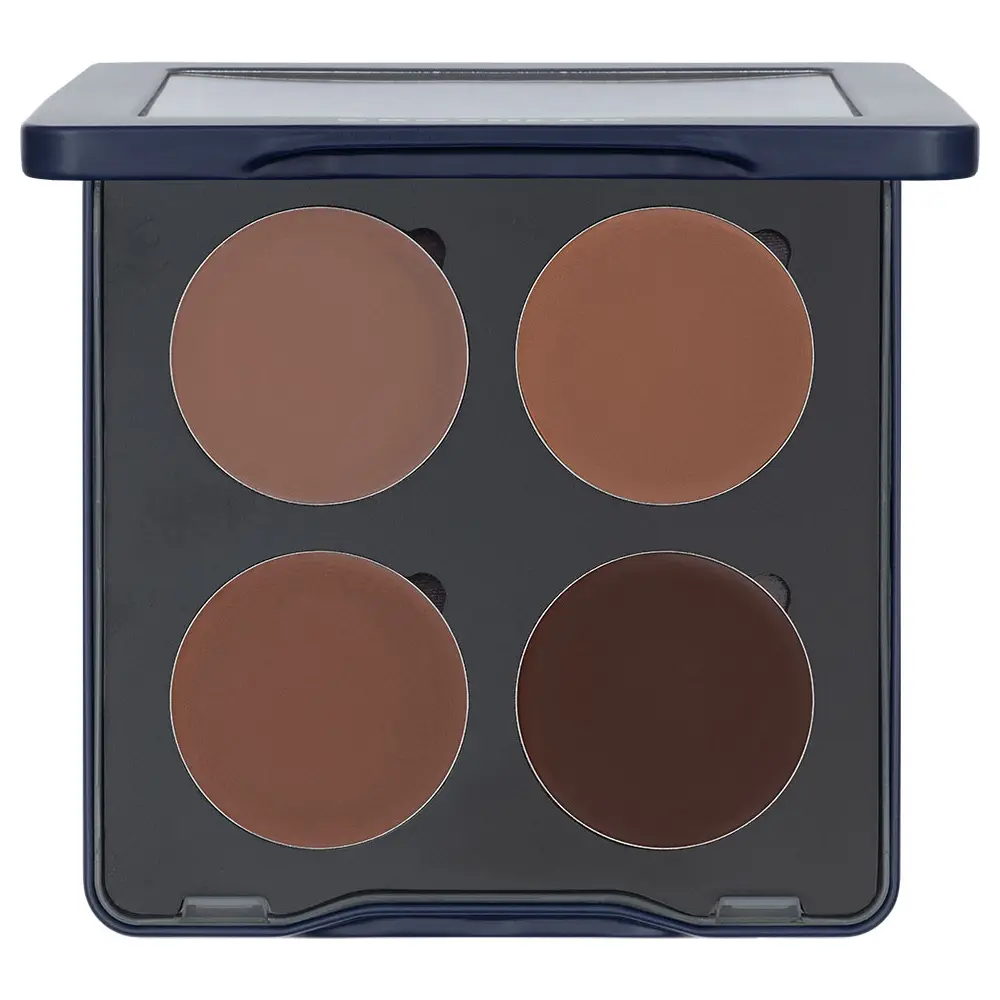 Paleta conturare si bronzing Kryolan Sculpt & Glow 4 culori Sculpt 12 g
