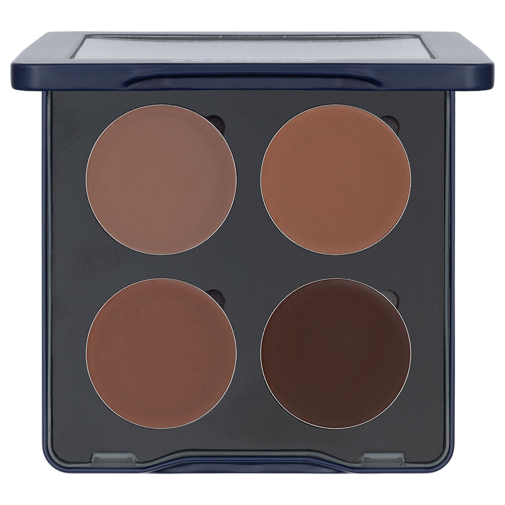 Paleta conturare si bronzing Kryolan Sculpt & Glow 4 culori Sculpt 12 g