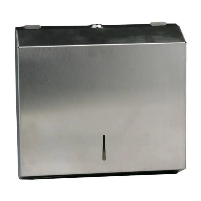 Dispenser PRIMA din inox pentru prosoape hartie pliate in C & M