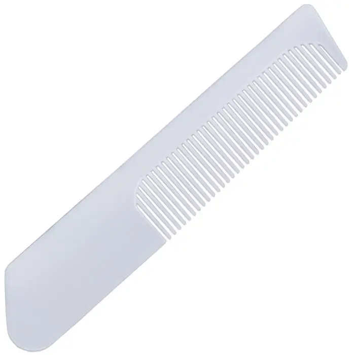 Pieptene alb, in plic de plastic, 13cm