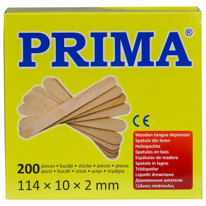 Spatule lemn mici, Abeslang - 114x10mm - 200 bucati