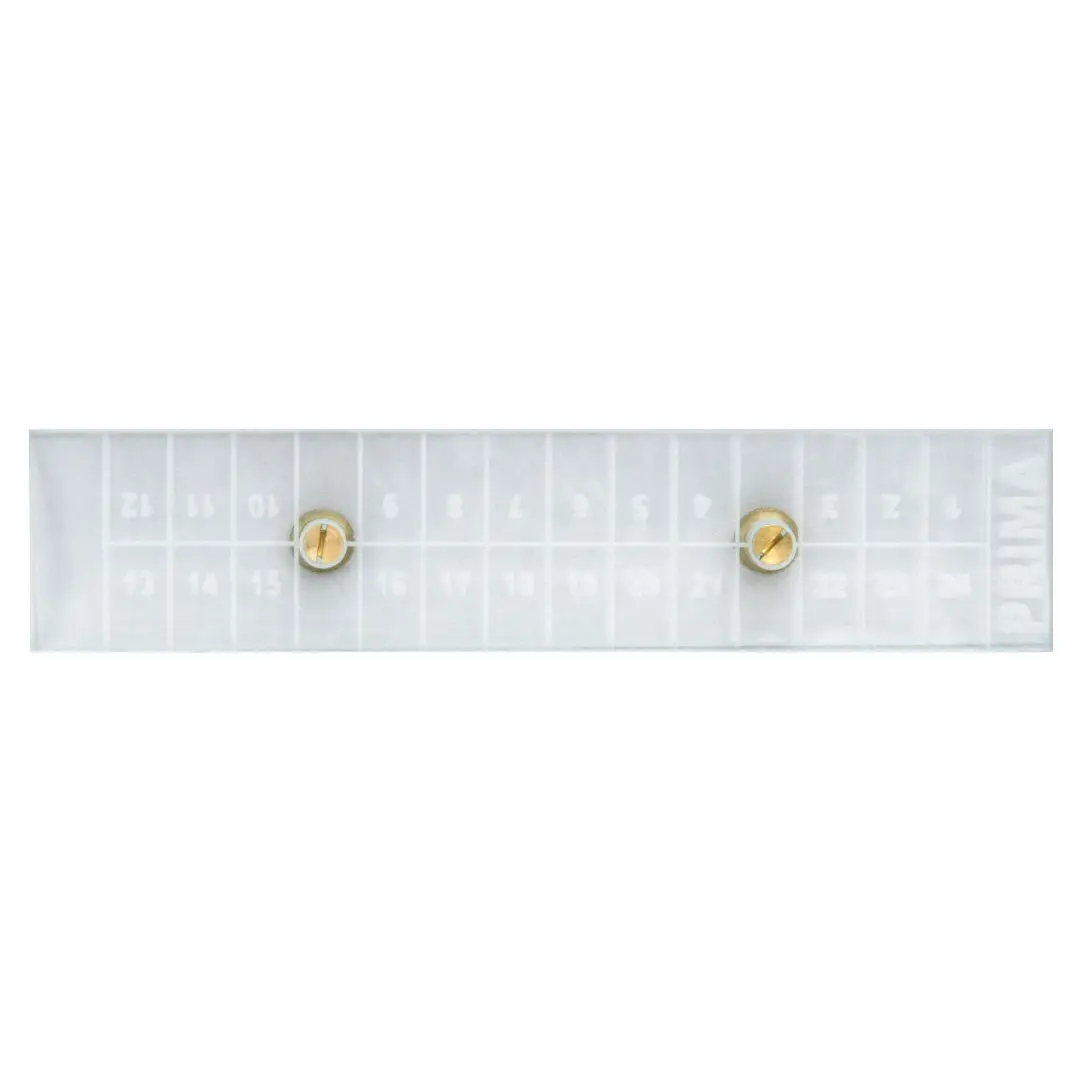 Set 2 lamele compresoare din sticla pentru trichineloscop-gradate