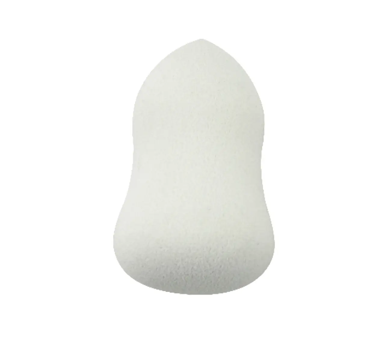Beauty blender pentru aplicare fond de ten, forma de ou, alb