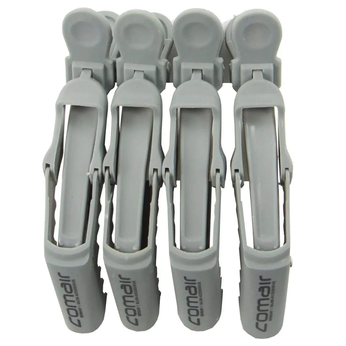 Clipsuri PRIMA, de plastic, pentru suvitelor, gri, 11.5 cm, 4 bucati