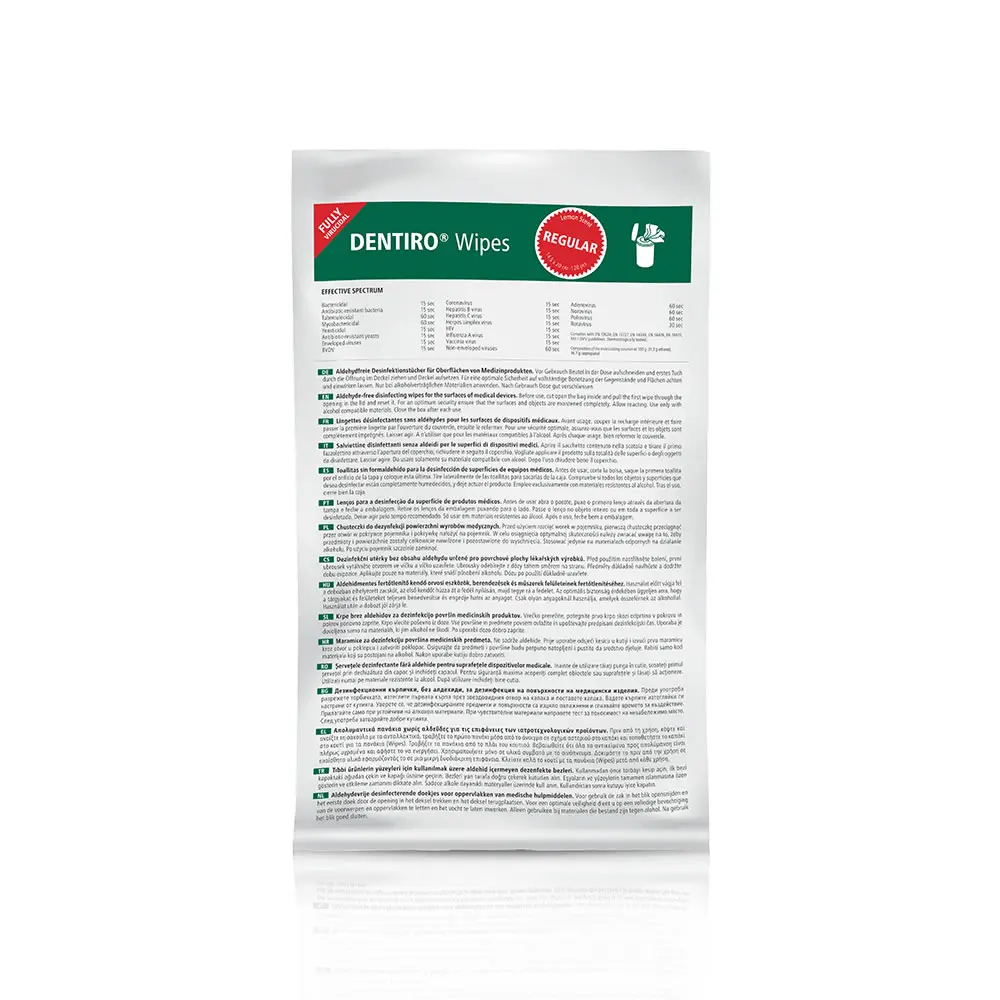 Servetele  dezinfectante DENTIRO Wipes