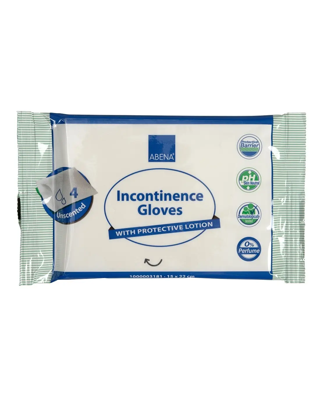 Manusi umede toaletare pacienti Abena - 4 bucati
