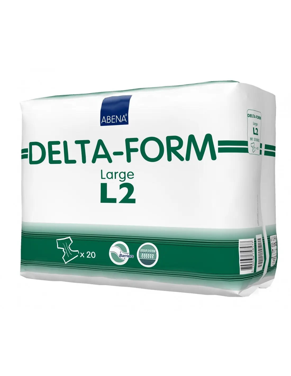 Scutece incontinenta adulti Delta Form L2 - 2700 ml - 20 buc