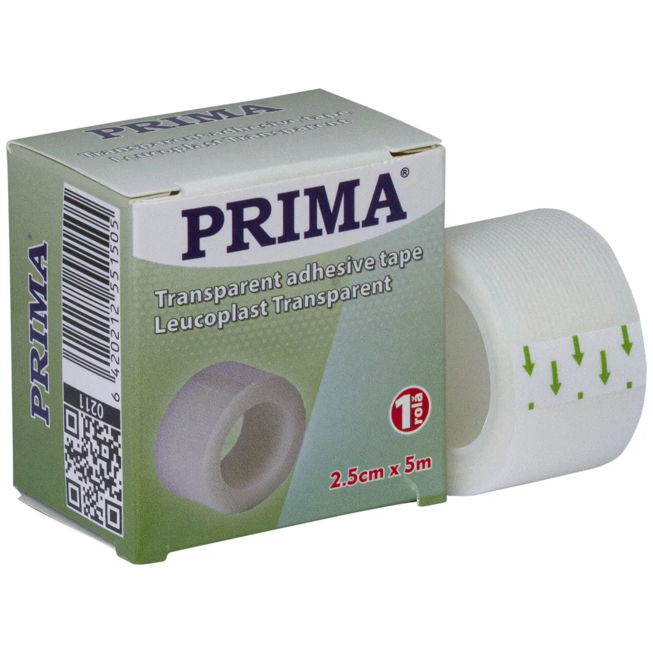Leucoplast TRANSPARENT 2,50cm x 5.0m rola