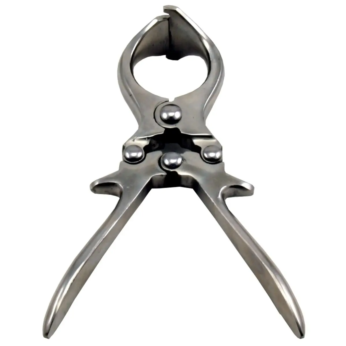 Cleste PRIMA articulat, emasculator pentru castrare nesangeroasa 22 cm, latime activa 32 mm, inox