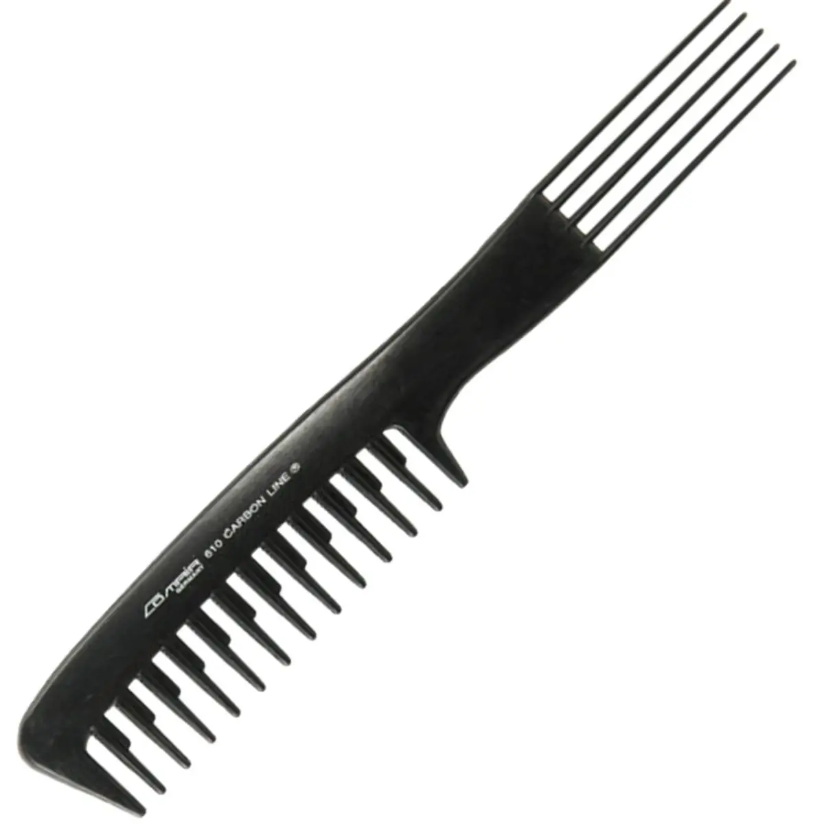 Pieptan profesional cu 2 capete si furculita de metal