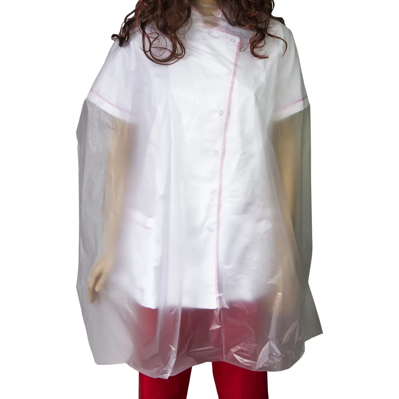 Pelerina cosmetica, transparente 90x120 cm, 30 bucati